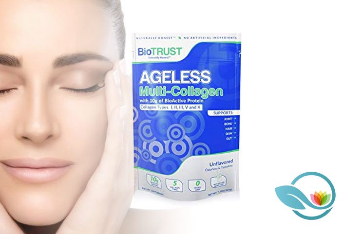 BioTrust Ageless Multi-Collagen: BioActive Protein Powder with Types I, II, III, V and X
