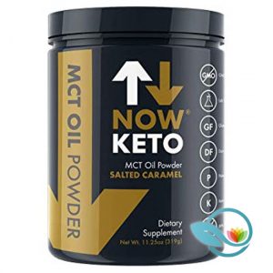 Now Keto MCT Oil Powder, Salted Caramel