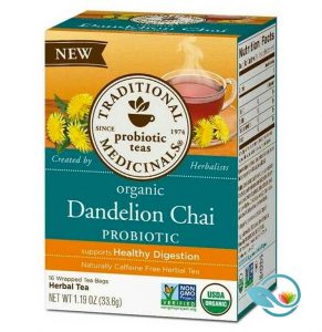 Traditional Medicinals Dandelion Chai Probiotic
