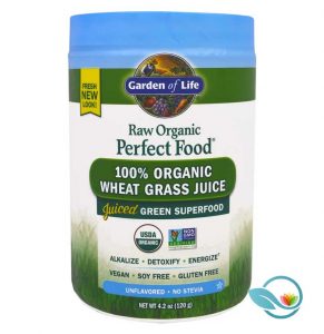 Garden of Life Raw Organic Perfect Food 100% Organic Wheat Grass Juice