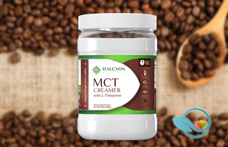 Halcyon Botanicals MCT Creamer: Medium Chain Tryglycerides with L-Theanine