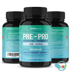 MAV Nutrition Pre-Pro Prebiotic + Probiotic