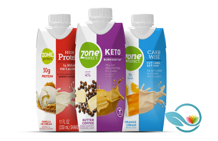 ZonePerfect Keto Shake: Ketogenic Diet Drink with Butter Coffee to Burn Fat