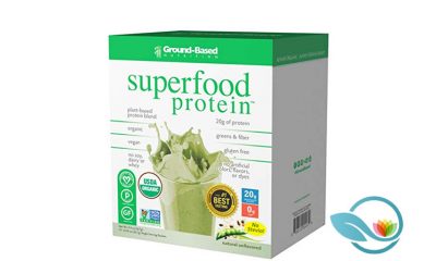 Ground-Based Nutrition Superfood Protein: Certified Organic Plant-Based Powder