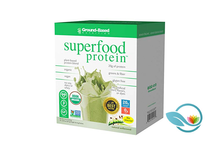 Ground-Based Nutrition Superfood Protein: Certified Organic Plant-Based Powder