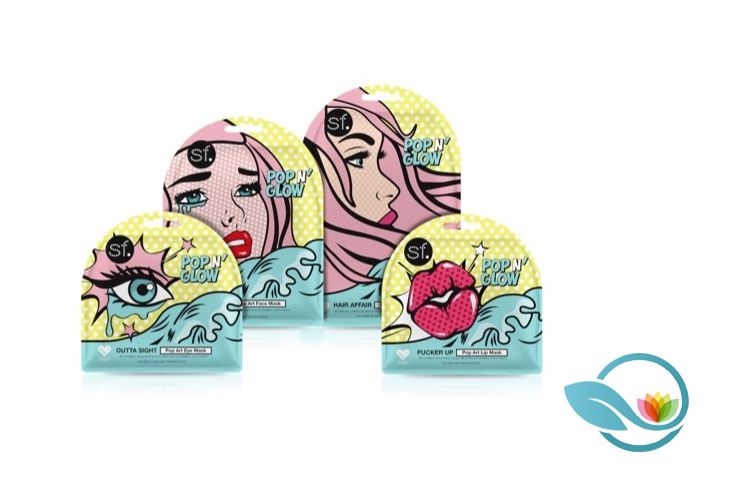 SF Glow Launches Pop N' Glow Skincare Collection with Face, Lip, Eye and Hair Sheet Masks