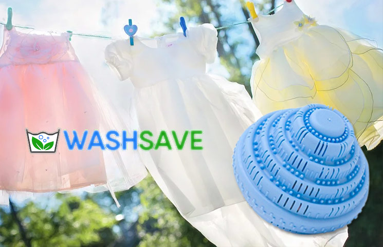 WashSave: Eco Magic Bio-ceramic Laundry Ball for Toxin-Free Clothes Wash