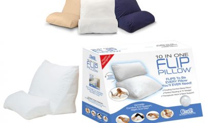 Contour Flip Pillow: Versatile 10-in-1 Multipurpose Flip Bed Wedge Pillow