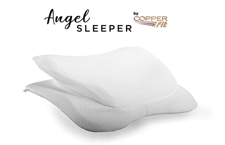 Copper Fit Angel SLEEPER: New Posture Pillow for Back and Side Sleepers