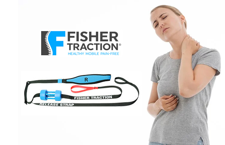 Fisher Traction Neck and Back Pain Relief Device with Negative G-Force Technology