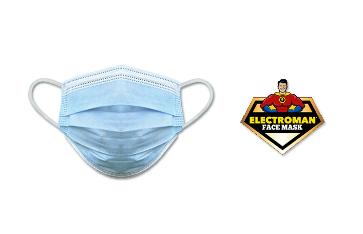 Electroman Face Mask: Get a Mask and Hand Sanitizer in One Package